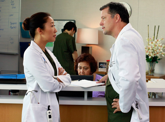 Sandra Oh, Steven Culp, Grey's Anatomy Sandra Oh, Steven Culp, Grey's Anatomy